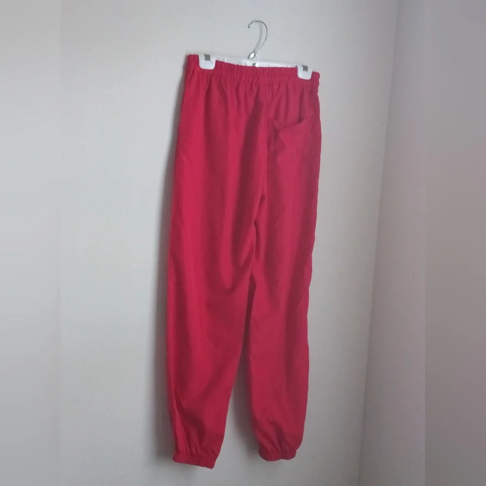 ROMWE Joggers Women S Red Graphic Pants Academia Casual Run Errands Vacation Y2K